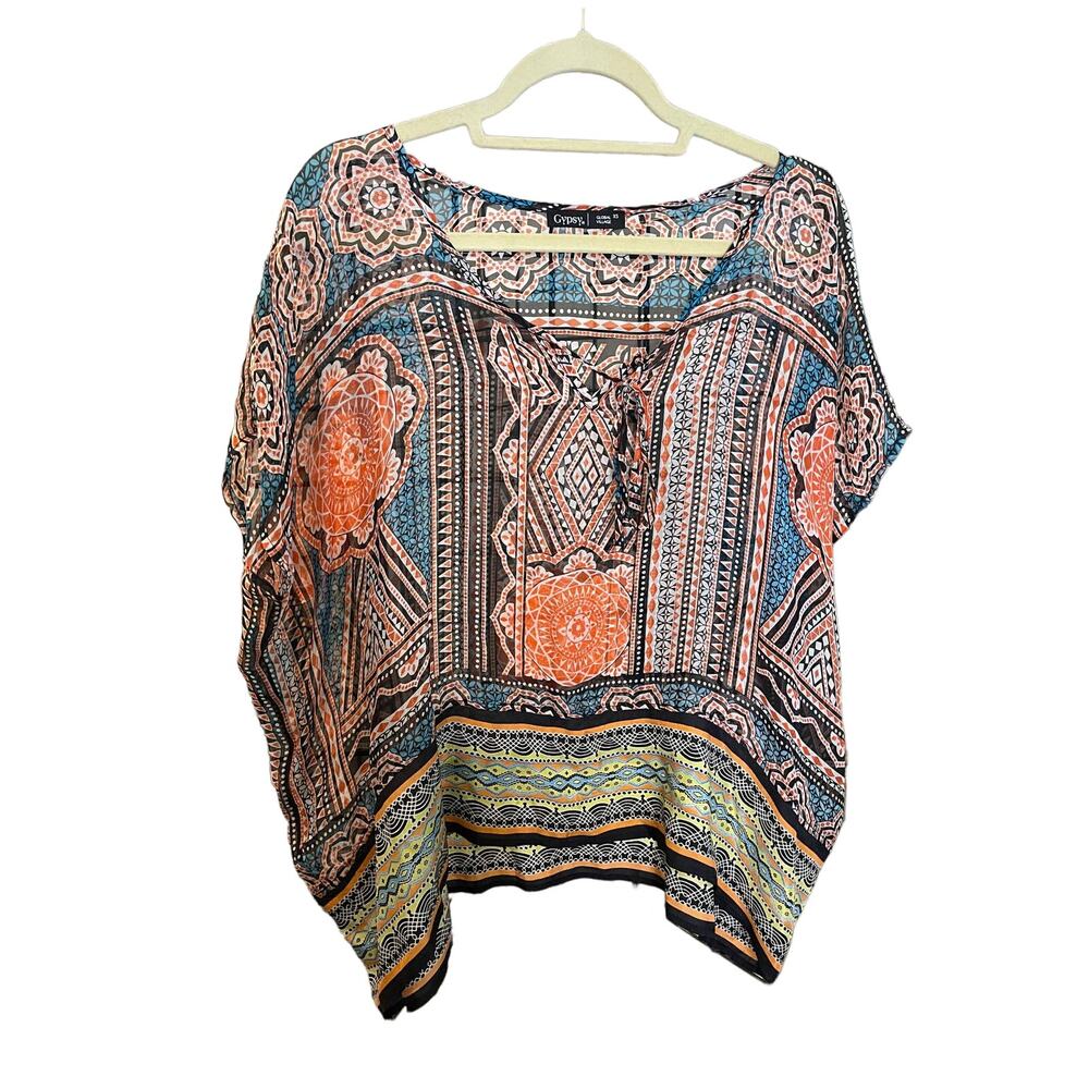 Gypsy 05 Printed Blouse Women's Sz XS